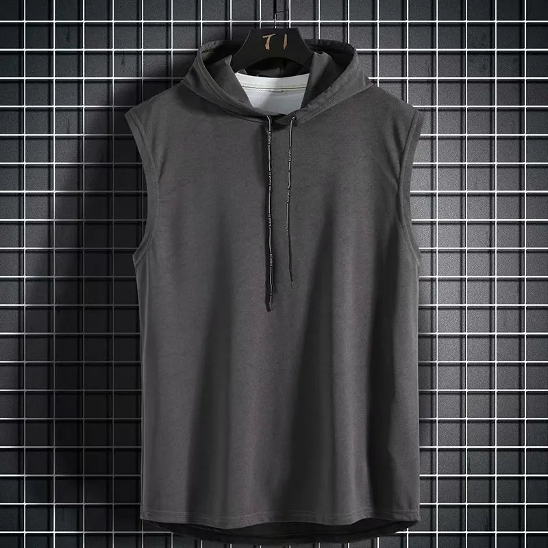 Sleeveless Hooded Tee
