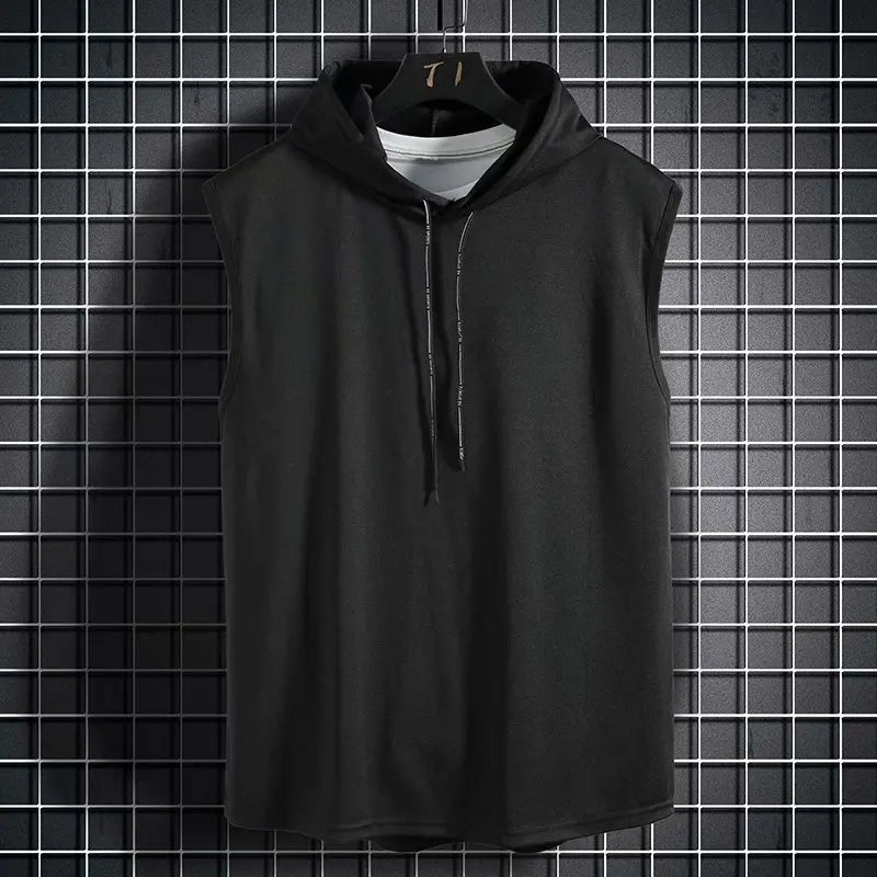Sleeveless Hooded Tee
