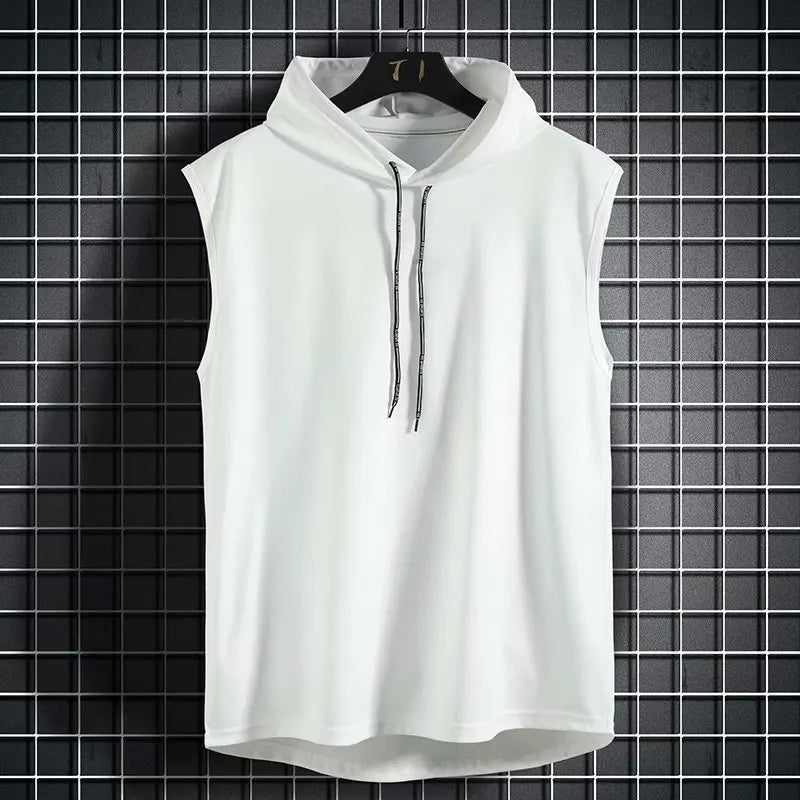 Sleeveless Hooded Tee