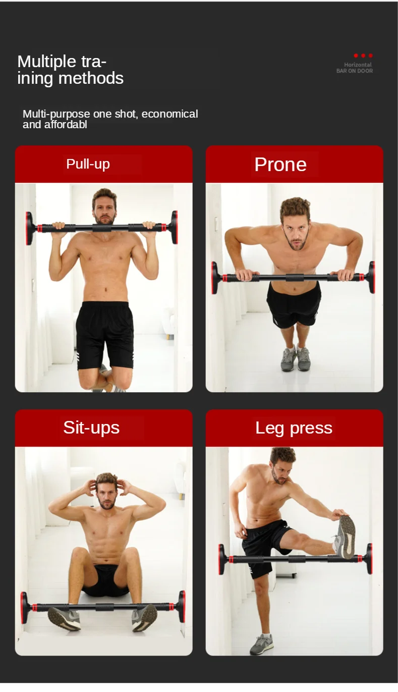 Adjustable Steel Pull-Up & Sit-Up Bar