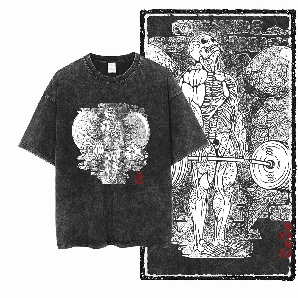 Gym Motivation Oversized Tee