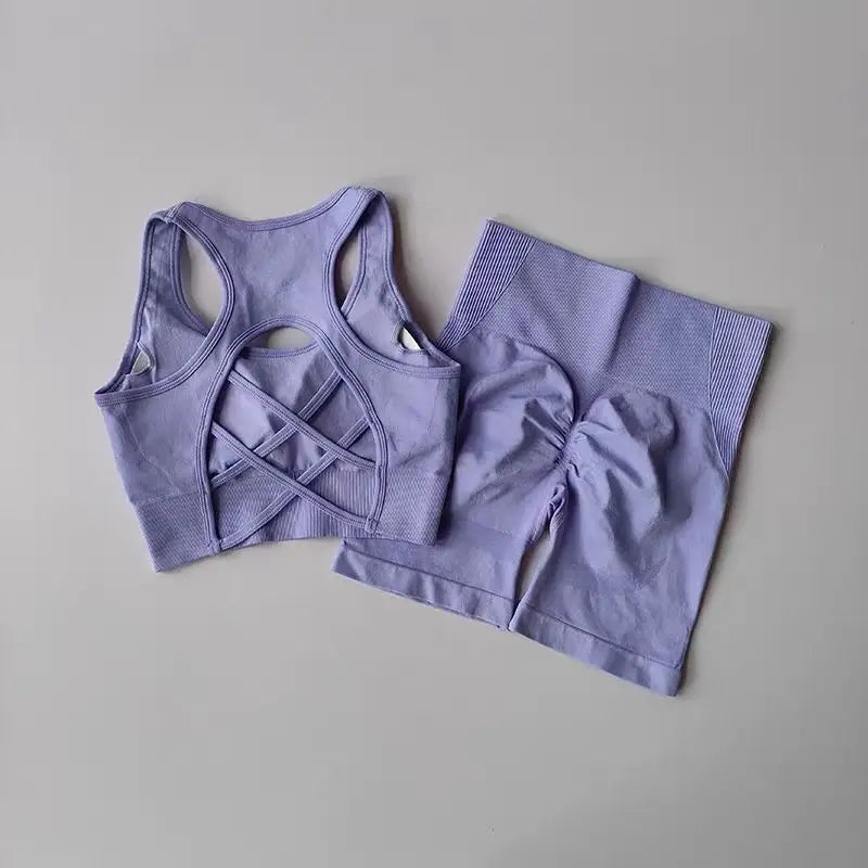 Seamless 2-Peace Yoga Set