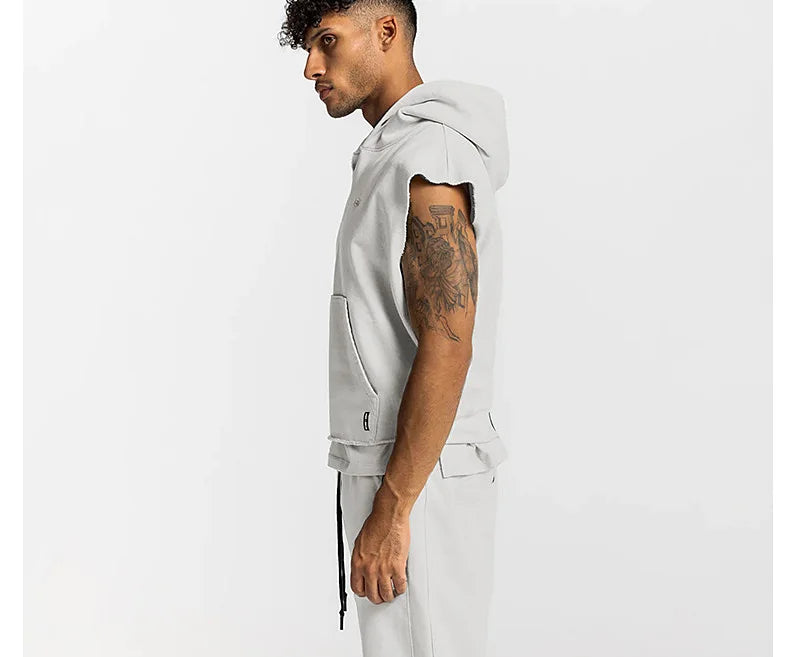 Sleeveless Hooded Tee