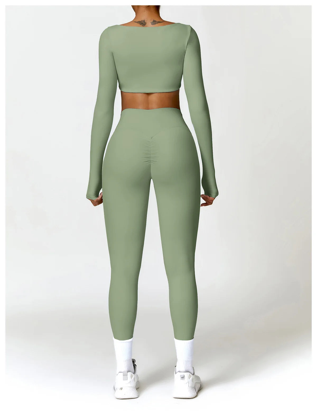 2-Peace Long Sleeve Yoga Suit