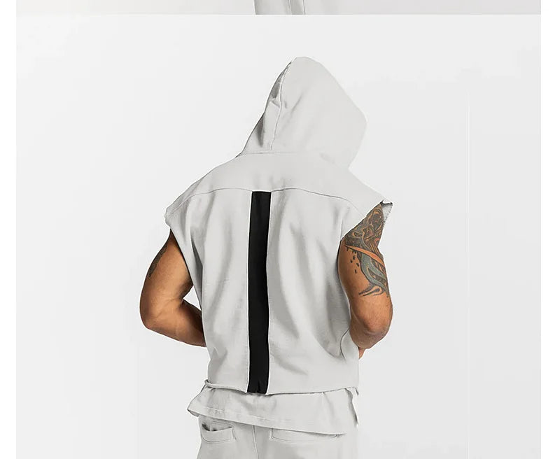Sleeveless Hooded Tee