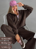 Women's Zip Hoodie Tracksuit Set