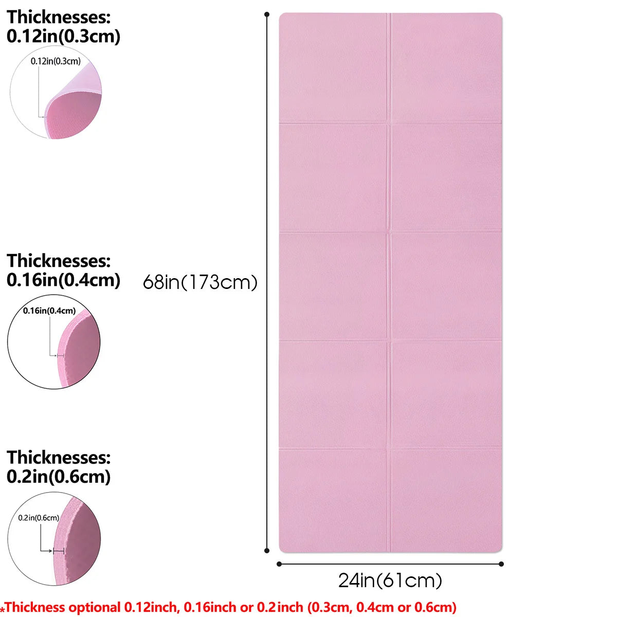 Fitness Mat 3/4/6mm