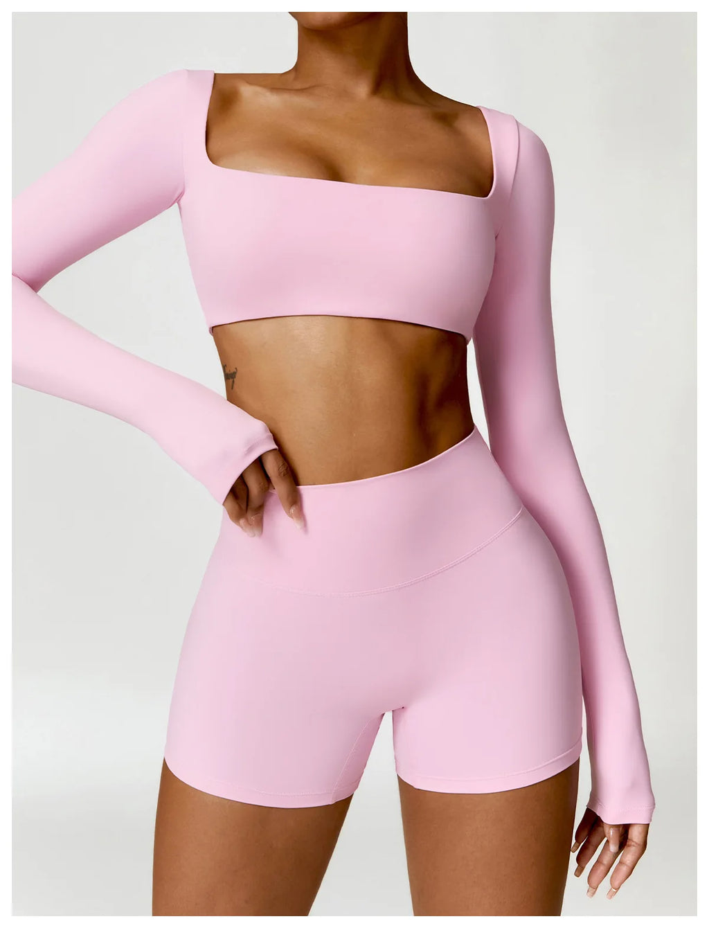 2-Peace Long Sleeve Yoga Suit