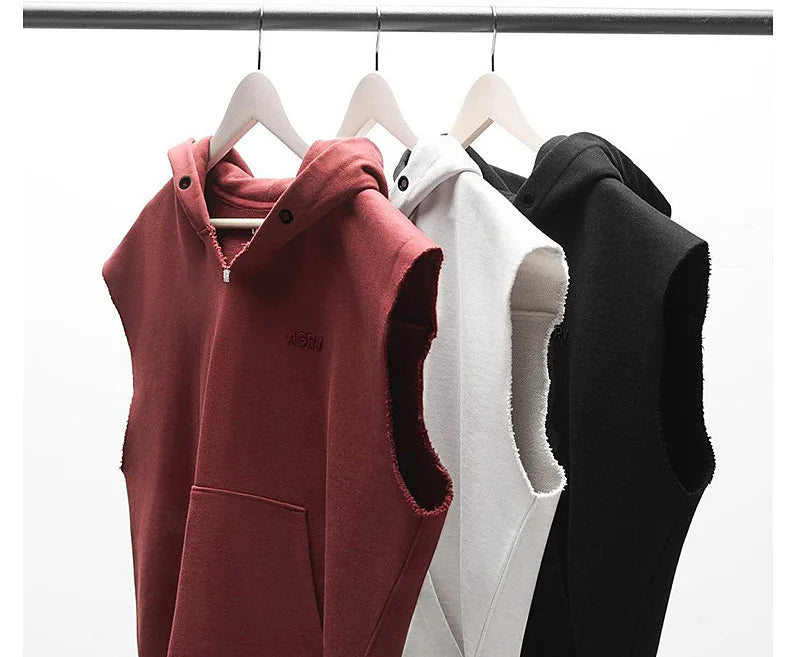 Sleeveless Hooded Tee