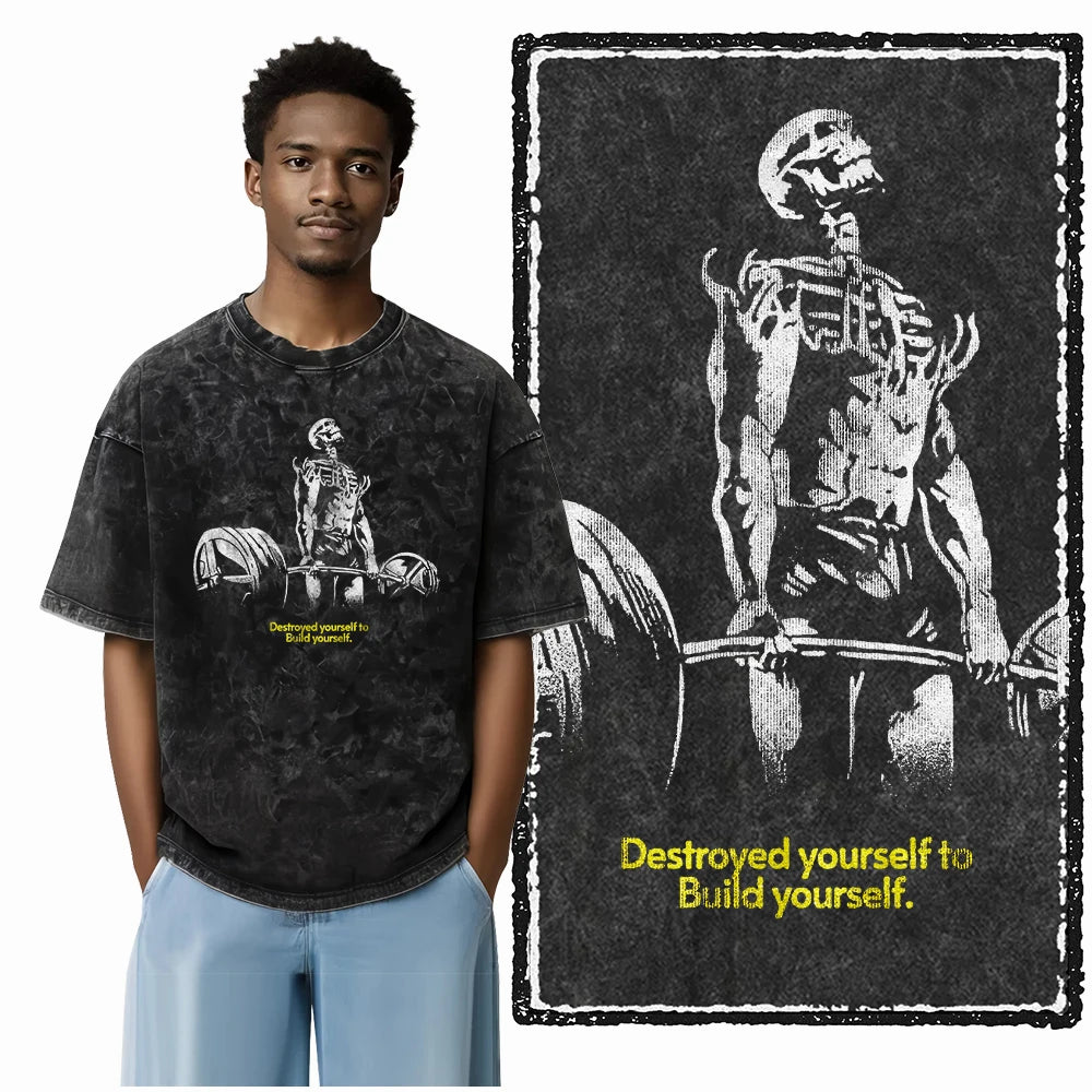 Gym Motivation Oversized Tee