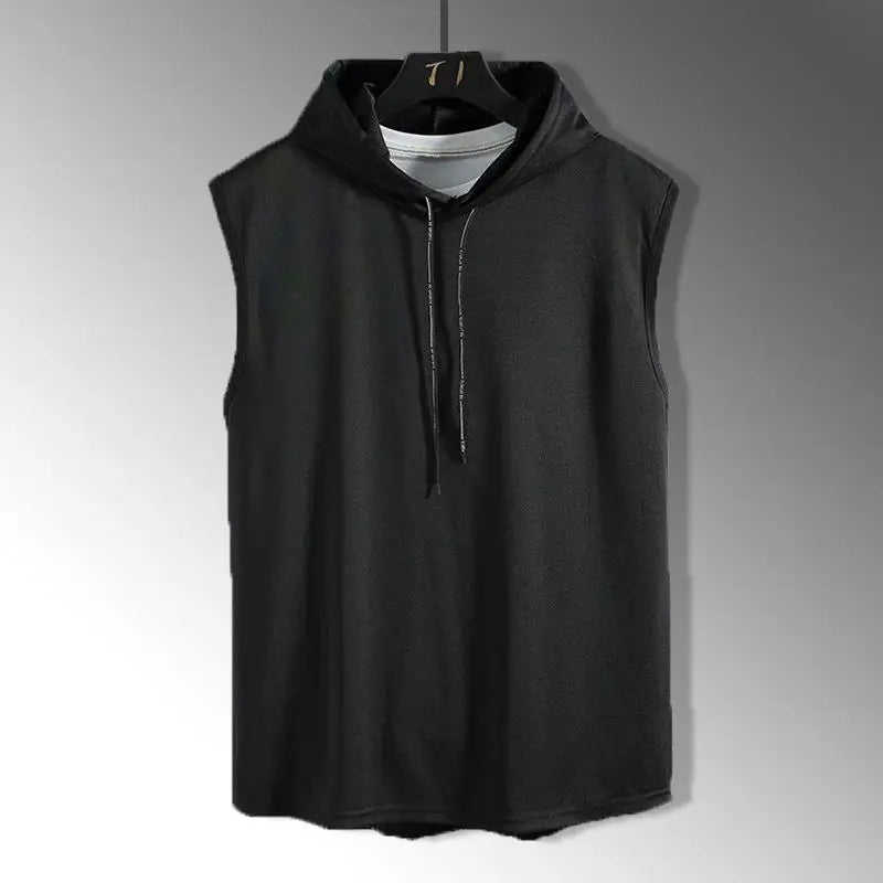 Sleeveless Hooded Tee