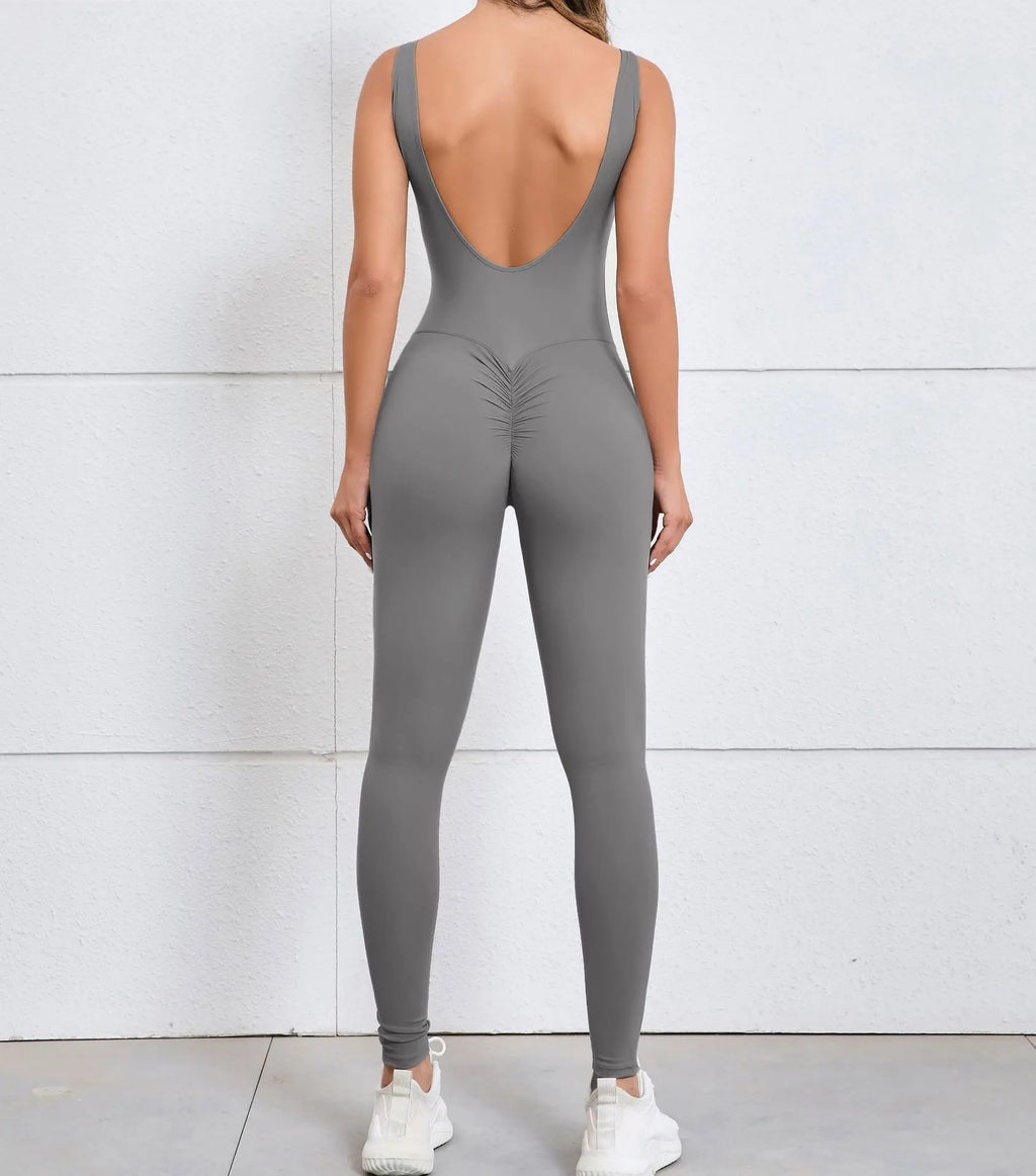 Backless One-piece Suit