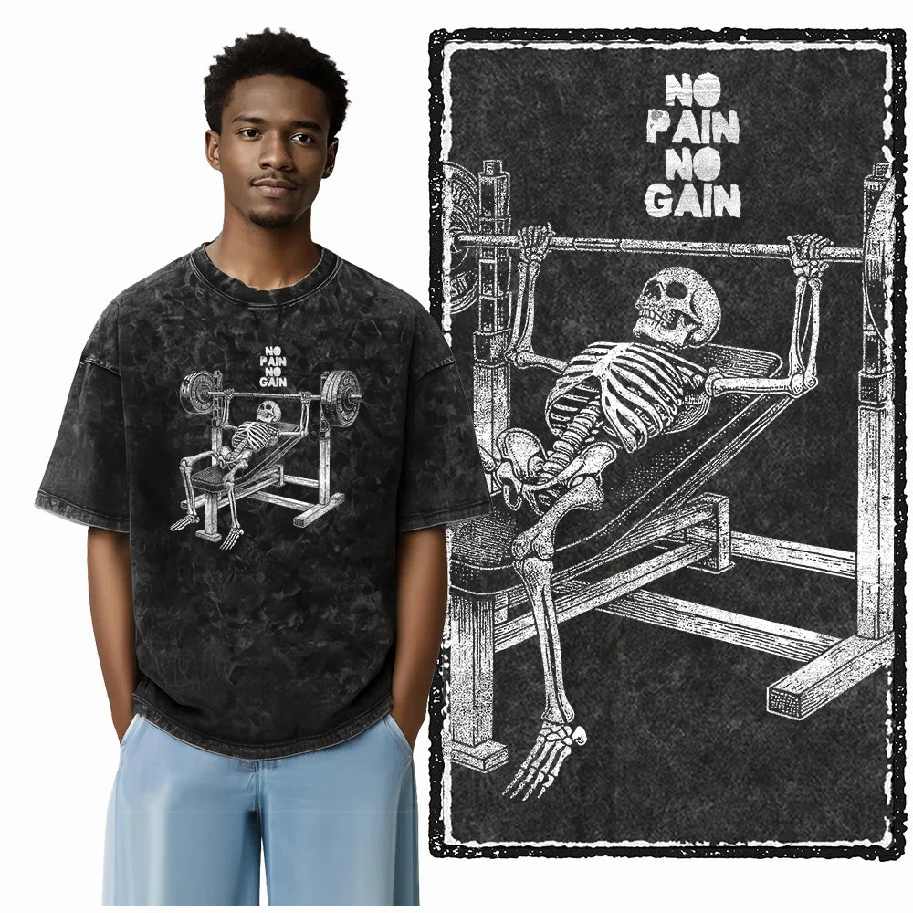 Gym Motivation Oversized Tee