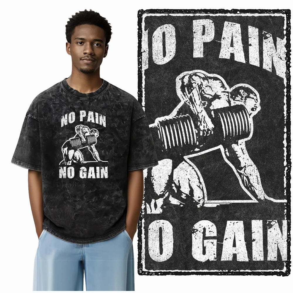 Gym Motivation Oversized Tee