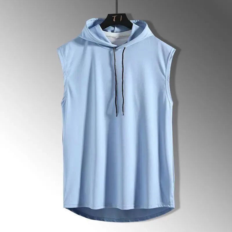 Sleeveless Hooded Tee