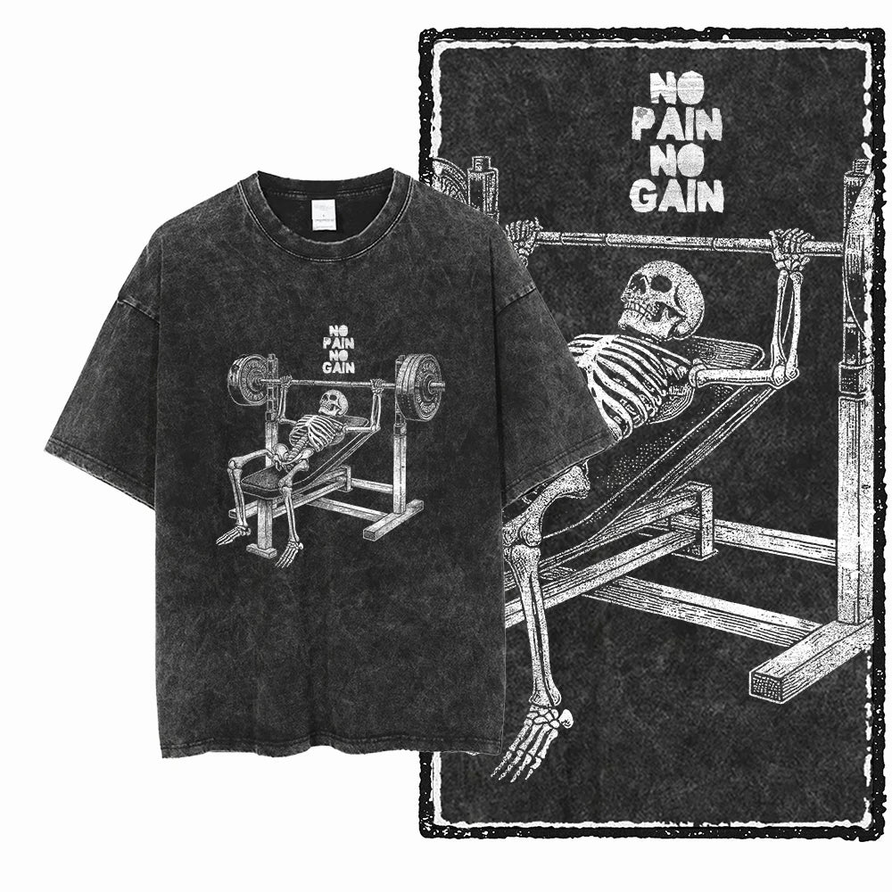 Gym Motivation Oversized Tee