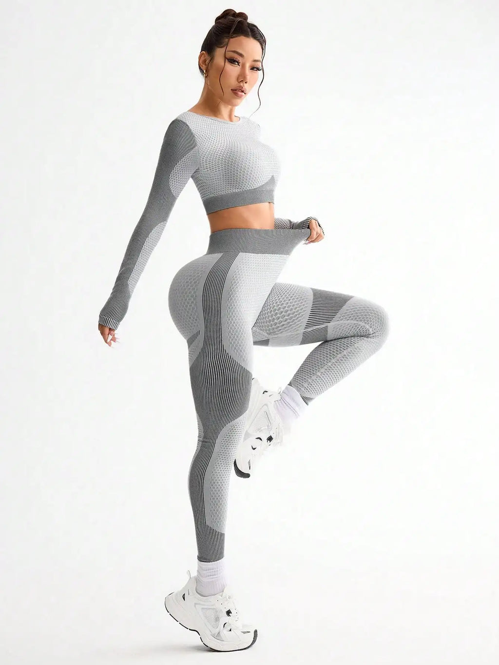 Seamless 2-Piece Yoga Suit