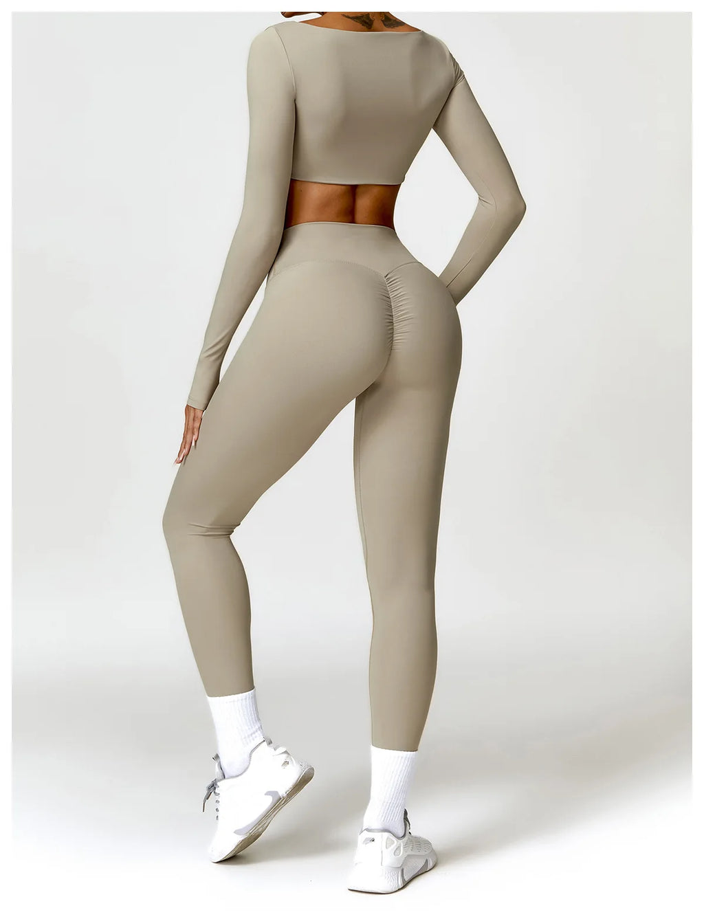 2-Peace Long Sleeve Yoga Suit