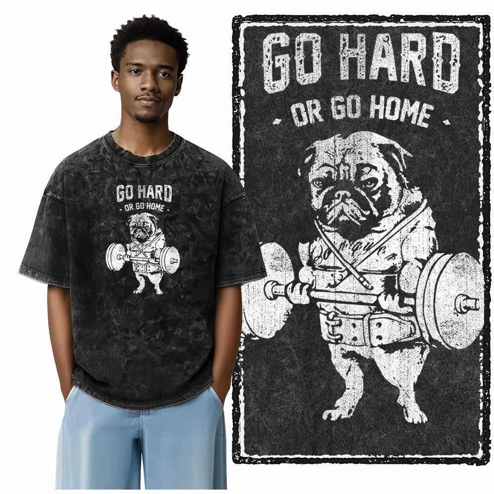 Gym Motivation Oversized Tee