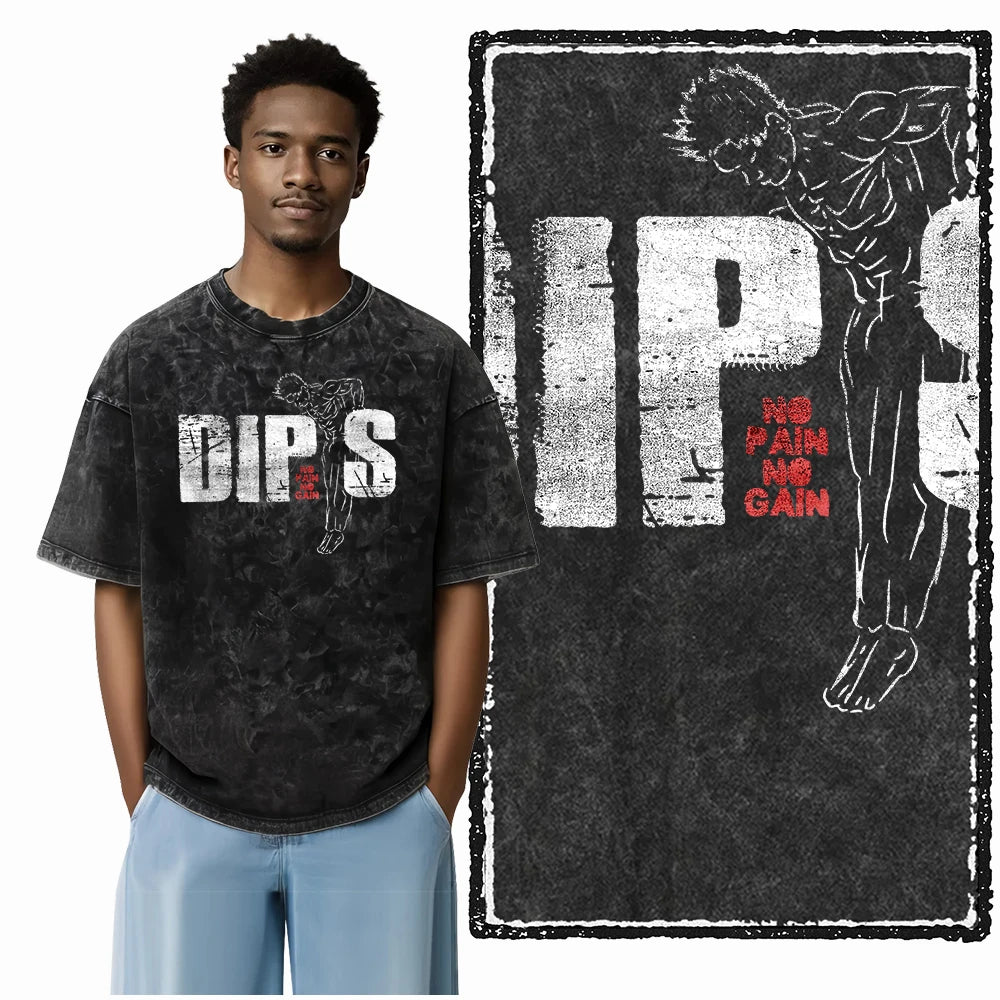 Gym Motivation Oversized Tee