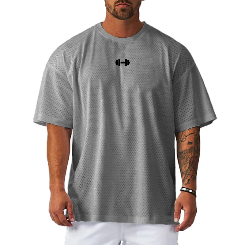 Oversized Mesh Tee