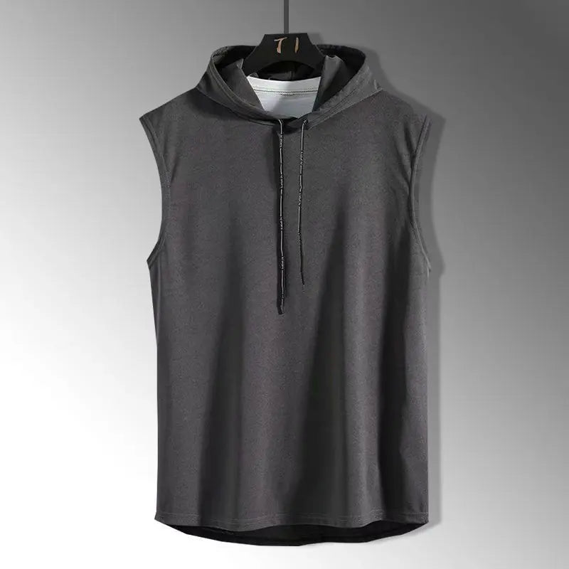 Sleeveless Hooded Tee