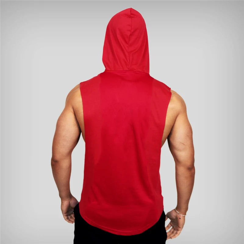 Sleeveless Hooded Tee