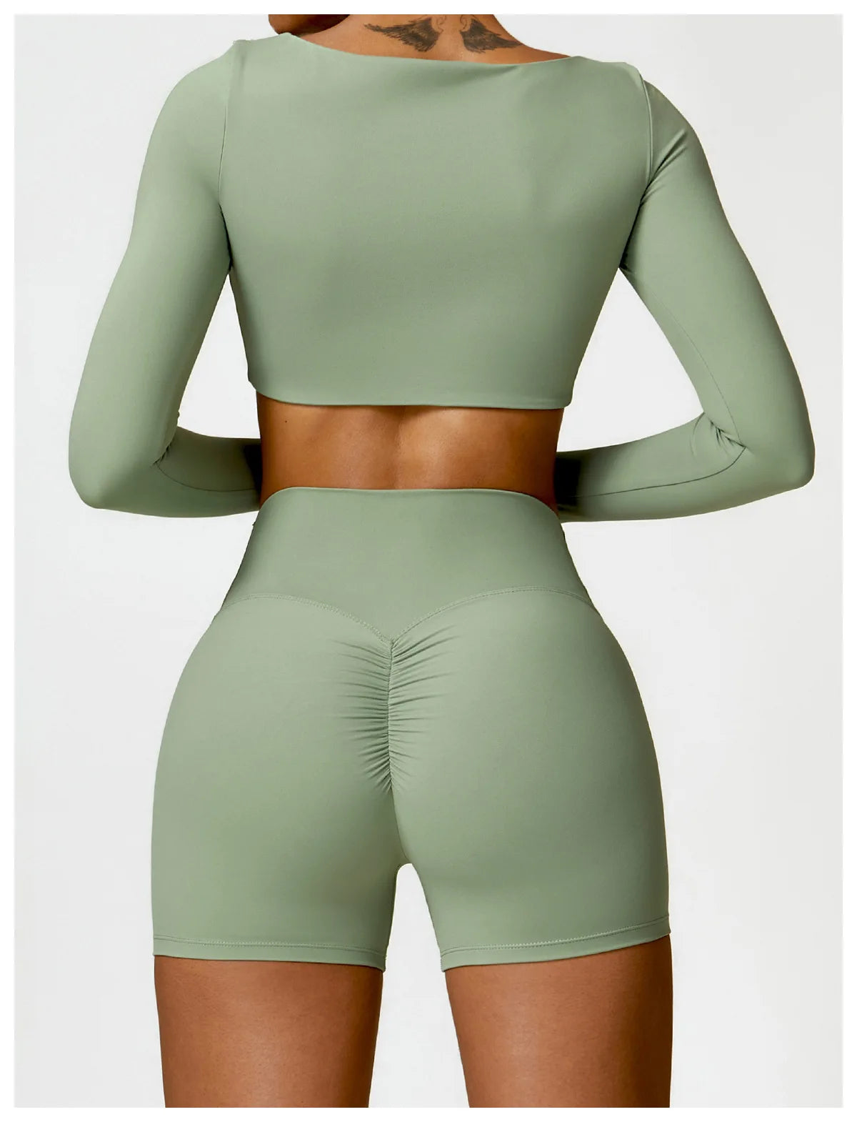 2-Peace Long Sleeve Yoga Suit