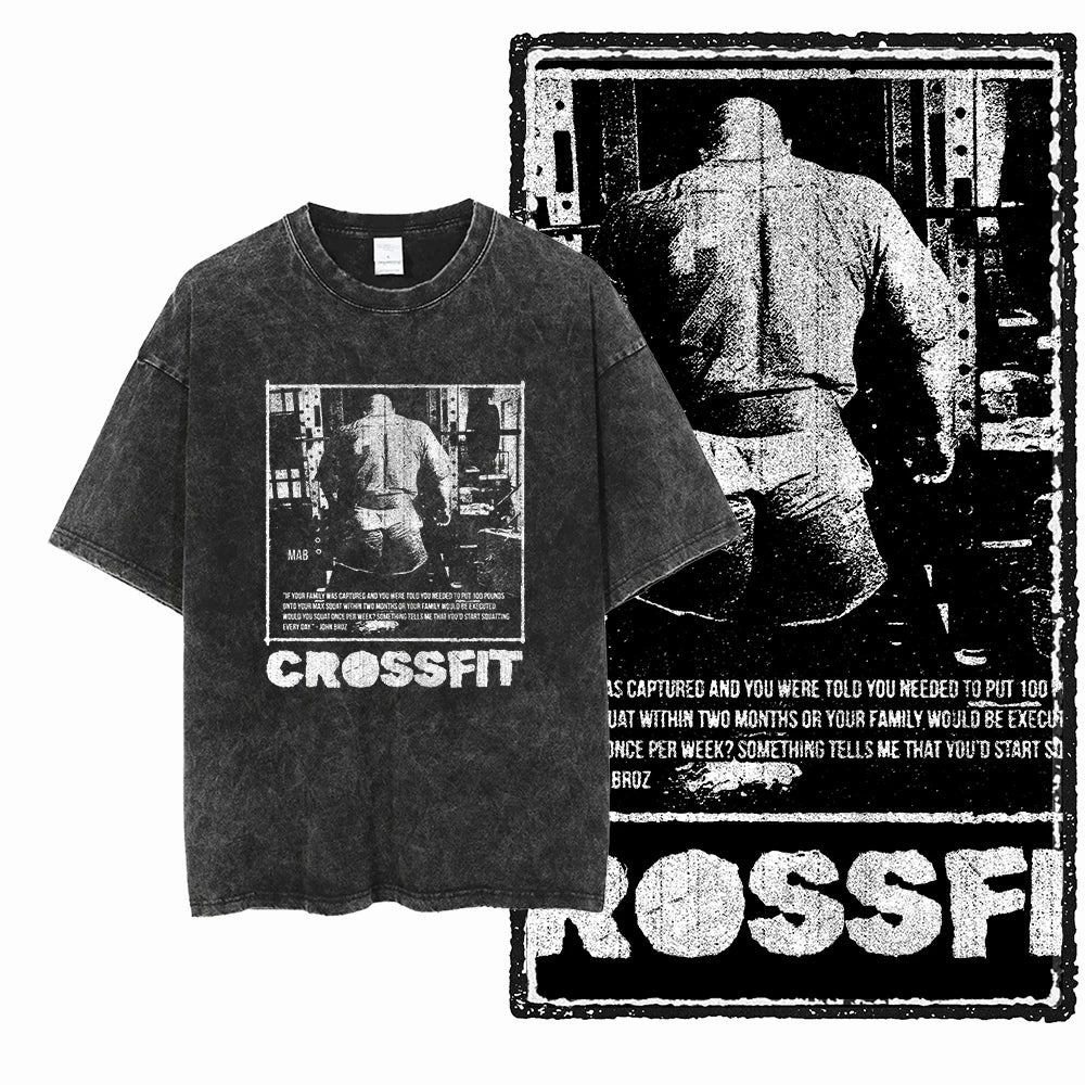 Gym Motivation Oversized Tee