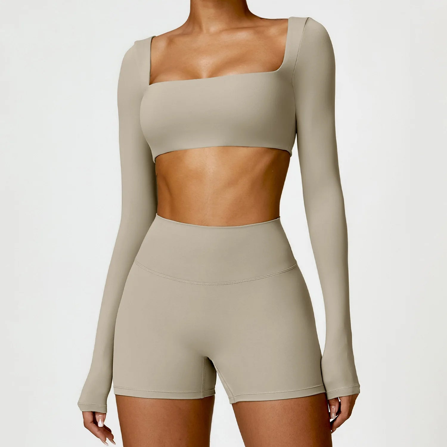 2-Peace Long Sleeve Yoga Suit
