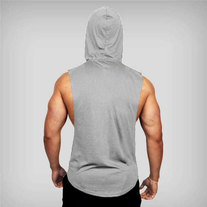Sleeveless Hooded Tee