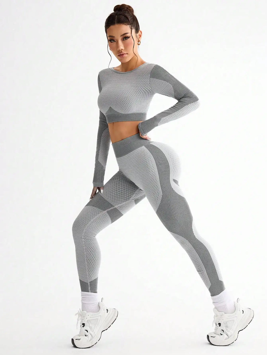 Seamless 2-Piece Yoga Suit