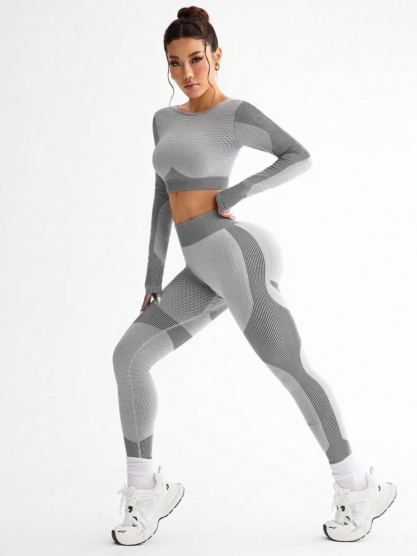 Seamless 2-Piece Yoga Suit