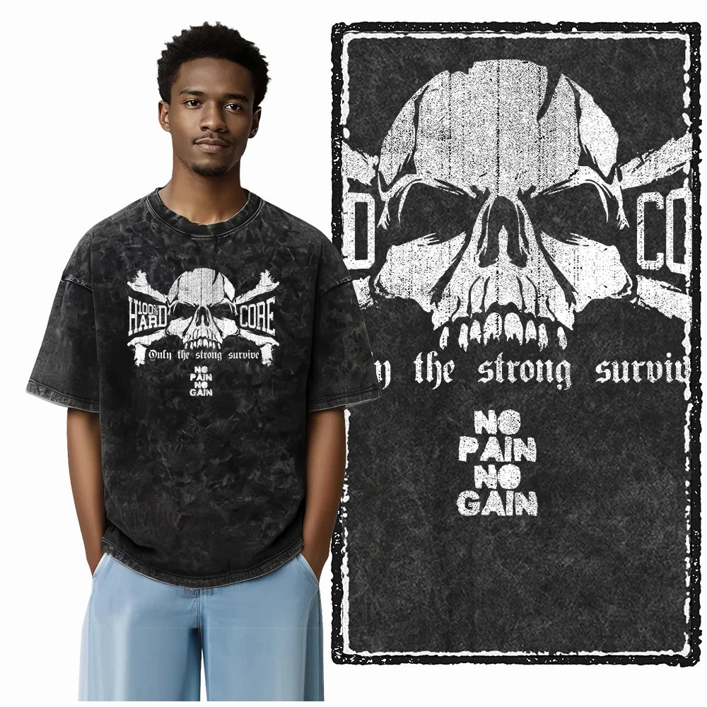 Gym Motivation Oversized Tee
