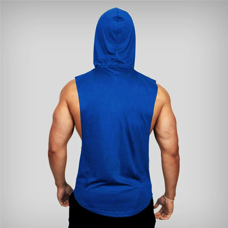Sleeveless Hooded Tee