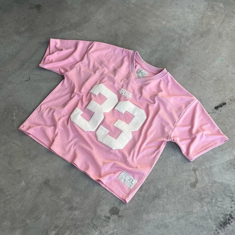 Oversized Retro Mesh Tee