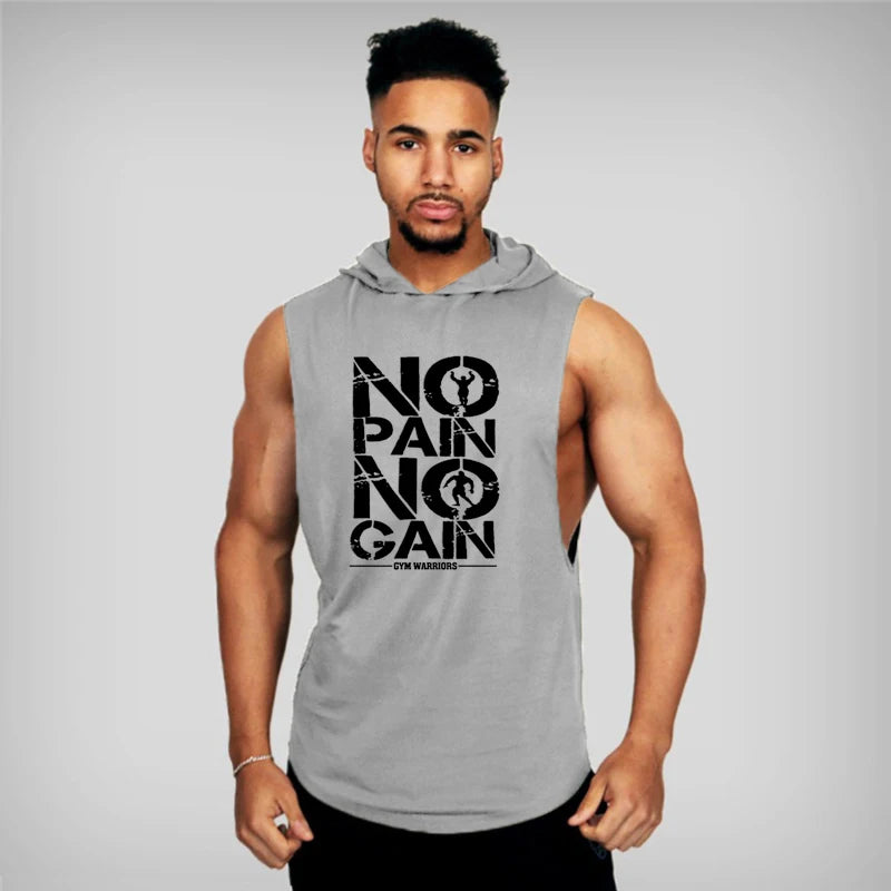Sleeveless Hooded Tee
