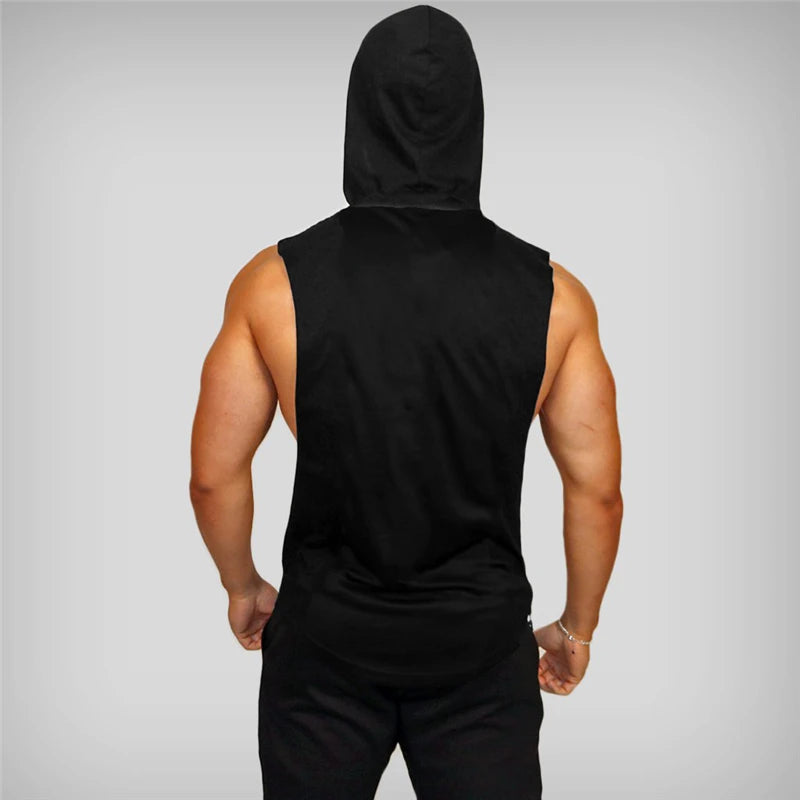 Sleeveless Hooded Tee