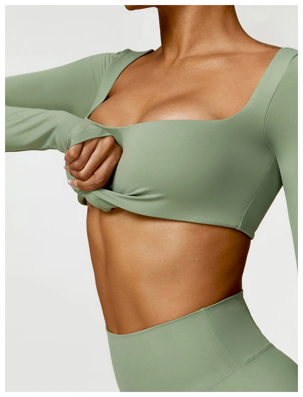 2-Peace Long Sleeve Yoga Suit