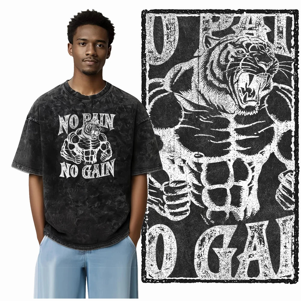 Gym Motivation Oversized Tee
