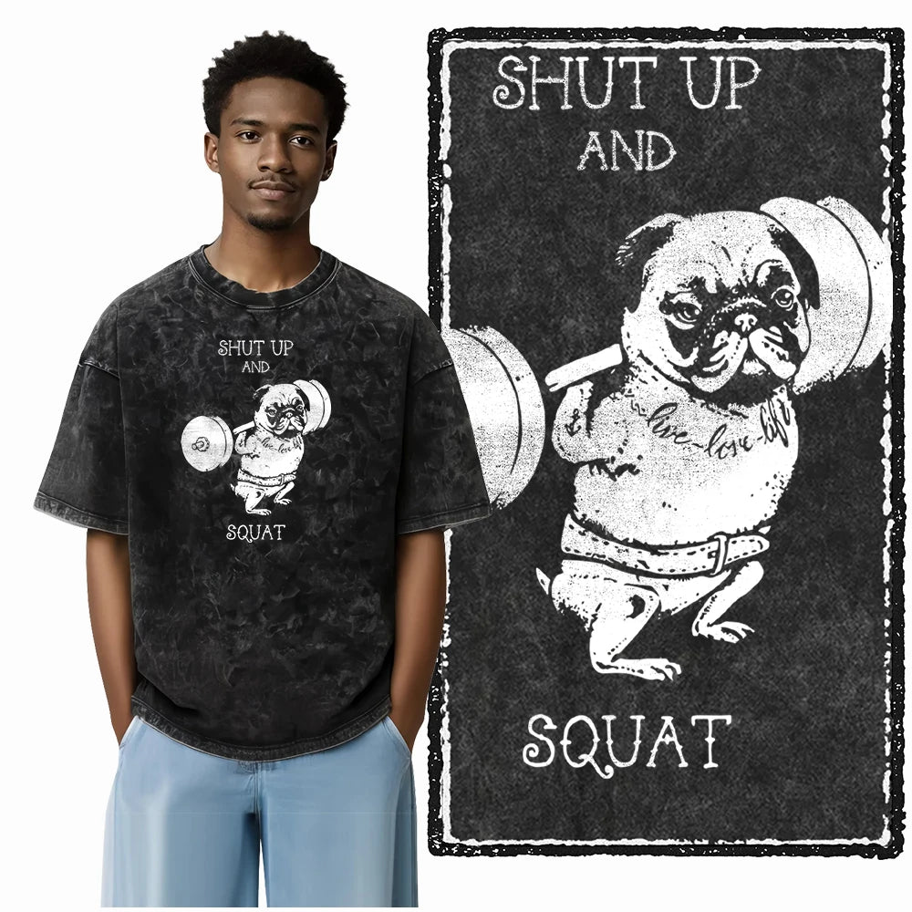 Gym Motivation Oversized Tee