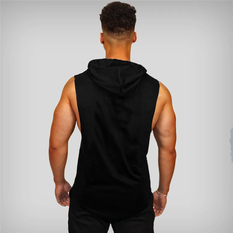 Sleeveless Hooded Tee