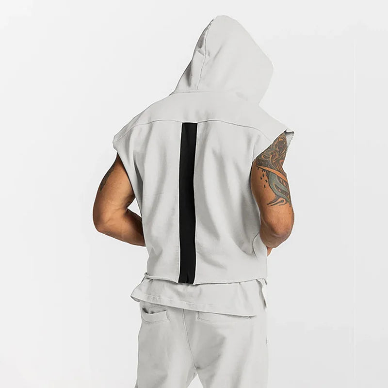 Sleeveless Hooded Tee