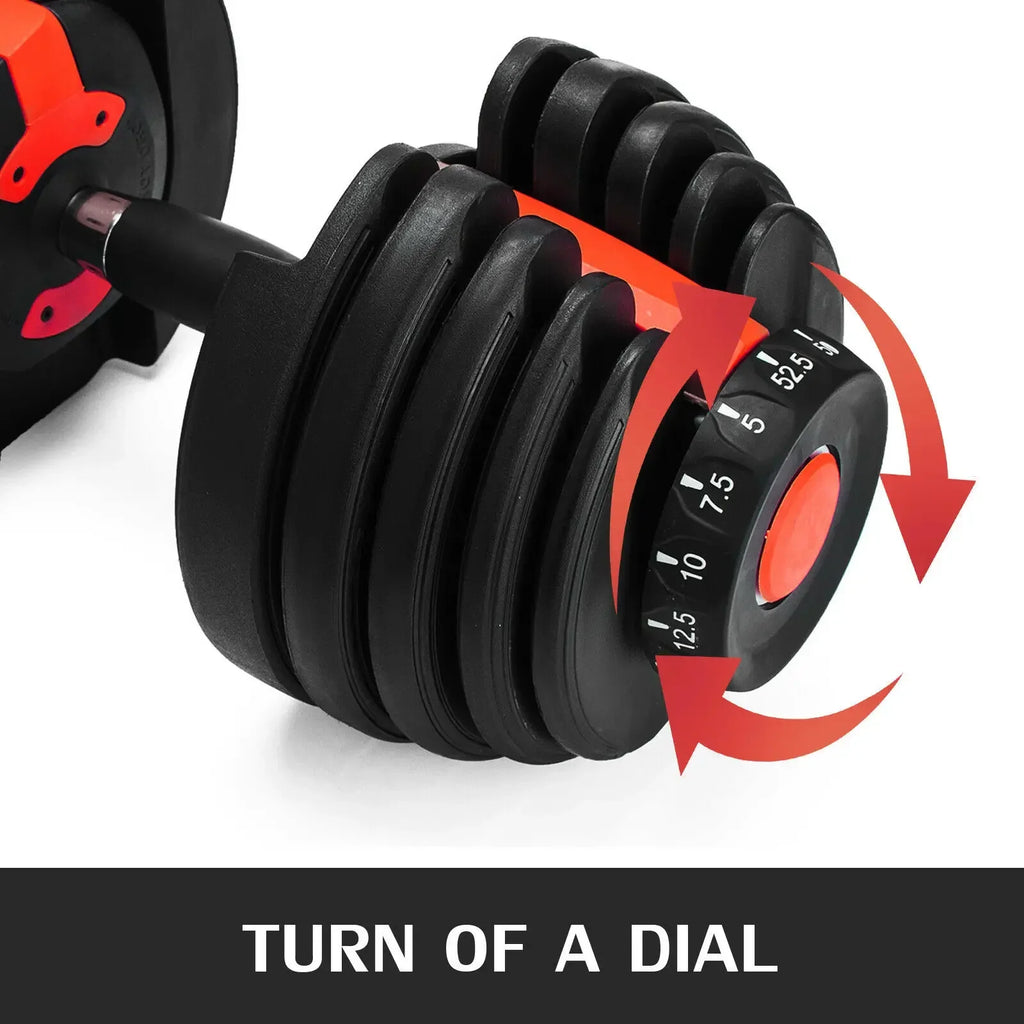 SIHAO 24KG Adjustable Dumbbell Set