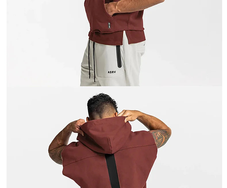 Sleeveless Hooded Tee