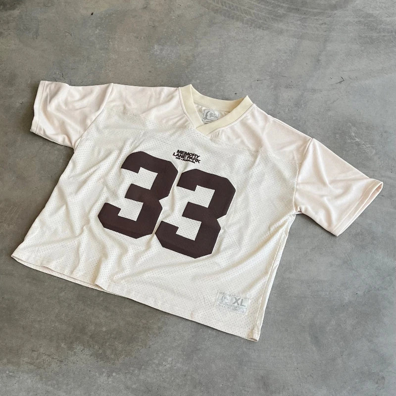 Oversized Retro Mesh Tee