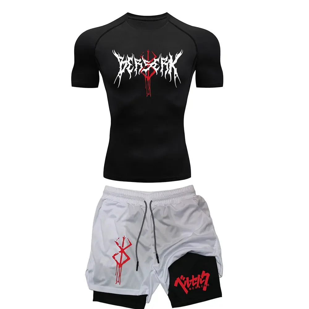 Berserk Men's Compression Gym Set