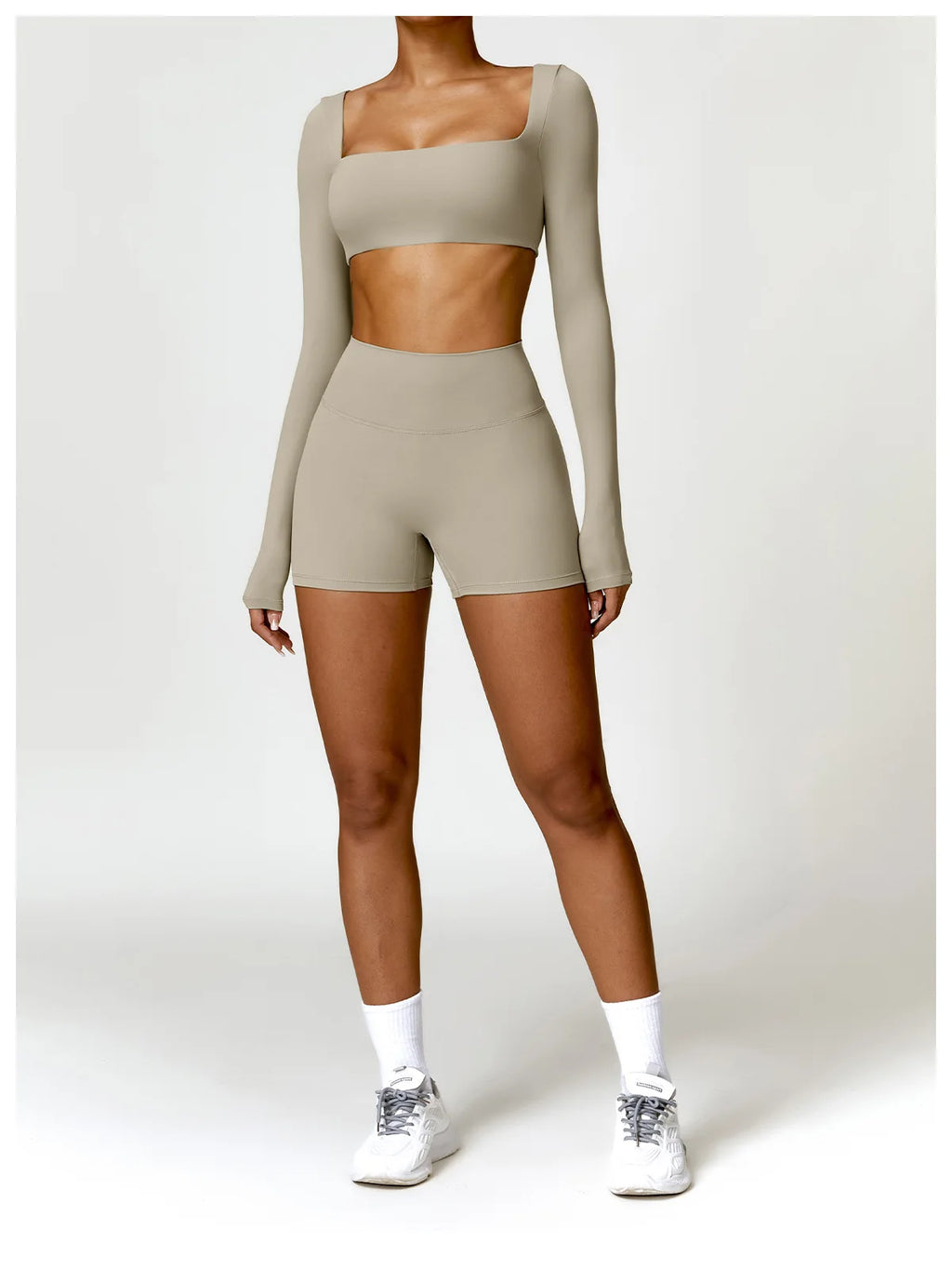 2-Peace Long Sleeve Yoga Suit