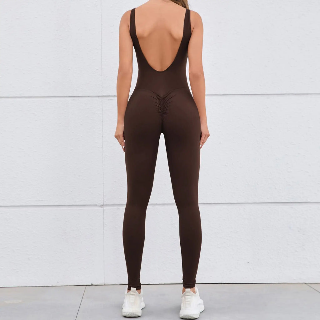 Backless One-piece Suit