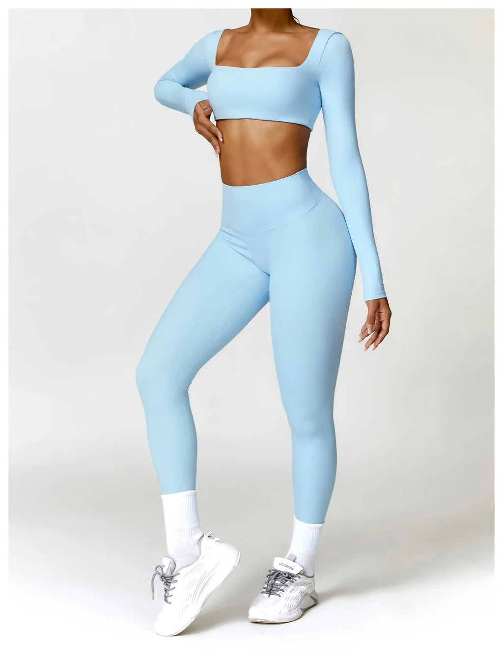 2-Peace Long Sleeve Yoga Suit